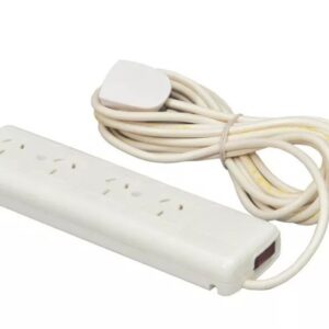 PROLONGADOR 4T C/CABLE 5 MTS BLANCO