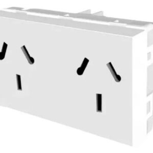 MOD TOMA 220+T=220S-TX2 BLA 10A 3M DOBLE