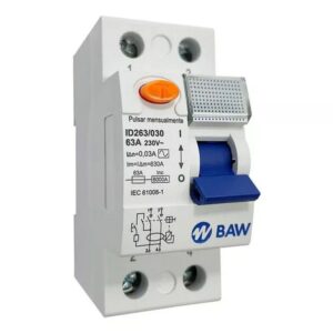 INTERRUPTOR DIFERENCIAL 2P 63A 30MA ''AC''