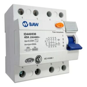 INTERRUPTOR DIFERENCIAL 4P40A 30MA ''AC''