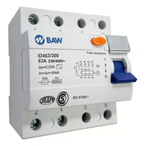 INTERRUPTOR DIFERENCIAL 4P 63A 30MA ''AC''