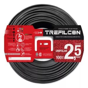 CABLE UNIPOLAR NORMALIZADO 2.50 MM NEGRO