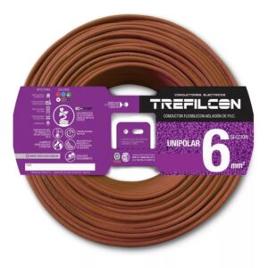 CABLE UNIPOLAR NORMALIZADO 6 MM MARRON