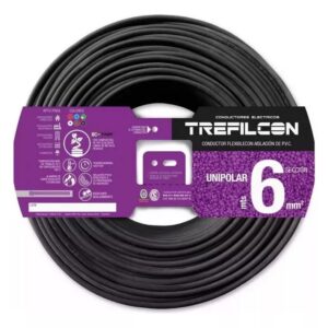 CABLE UNIPOLAR NORMALIZADO 6 MM NEGRO
