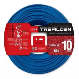 CABLE UNIPOLAR NORMALIZADO 10 MM CELESTE